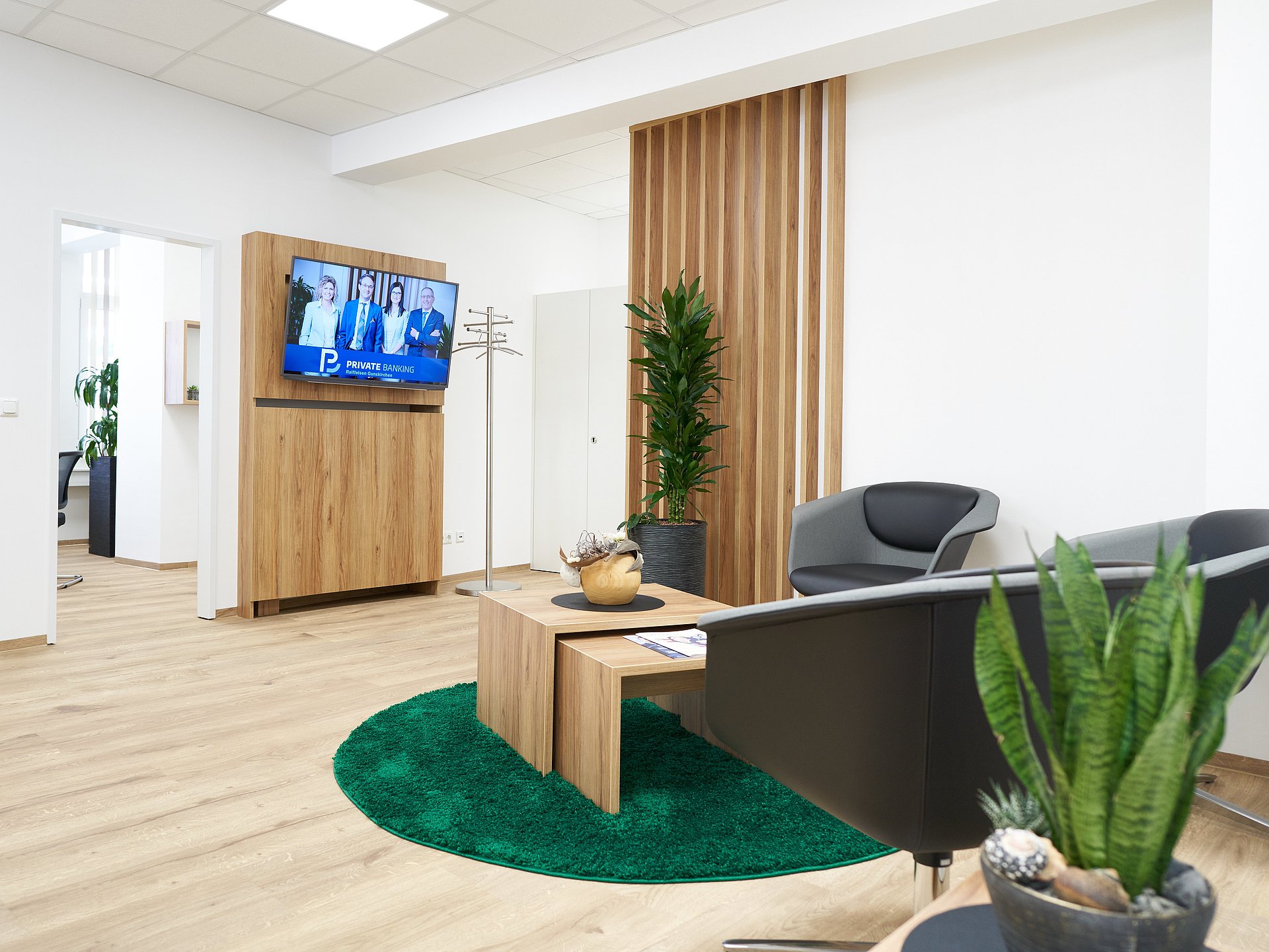 Räumlichkeiten Private Banking Raiffeisen Gunskirchen